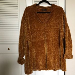 ZARA Oversized Chenille Sweater